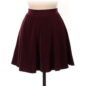 Brandy Melville Skirt- Maroon- OS